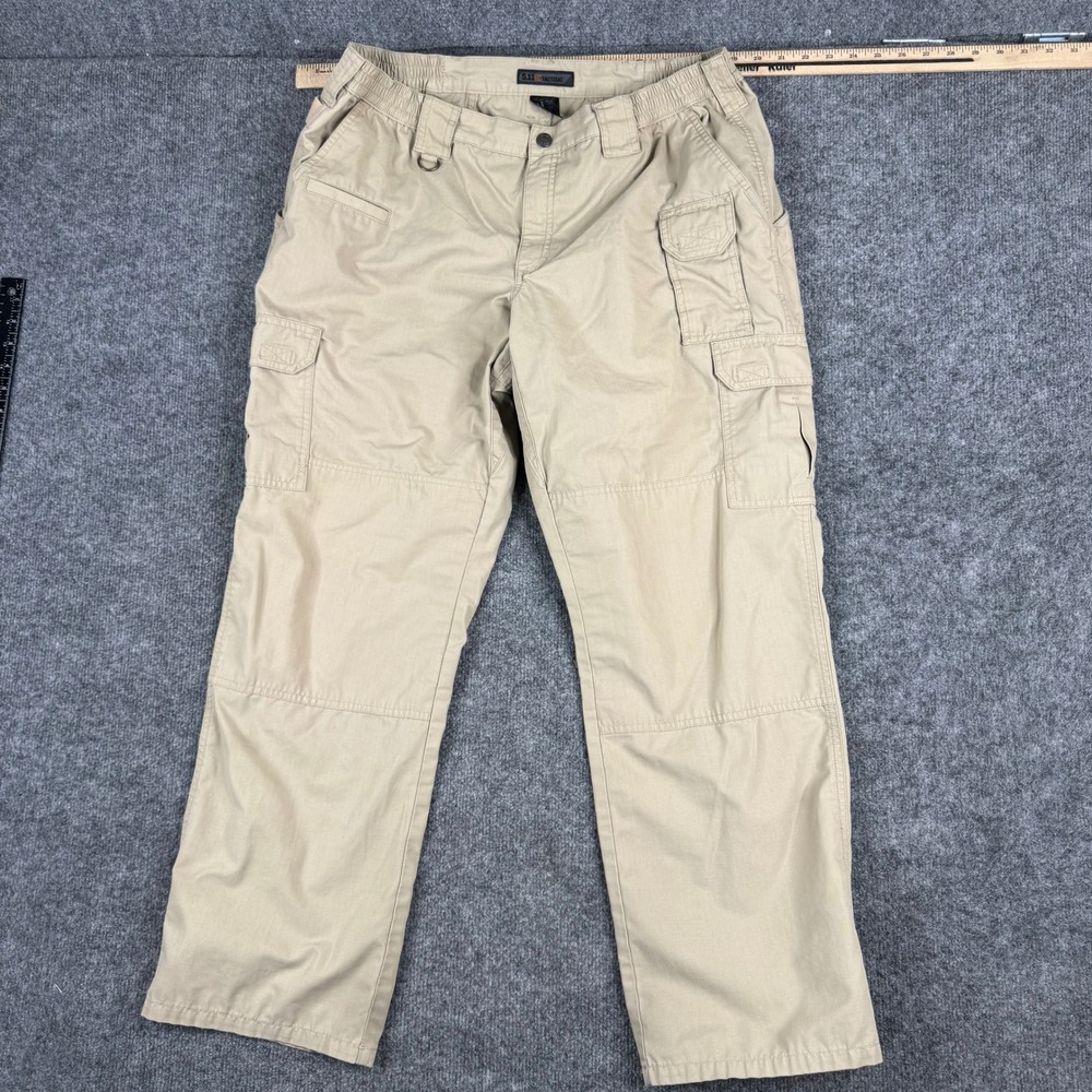5.11 Tactical Cargo Pants Womens Size 18 Regular Beige Ripstop Utility Outdoor